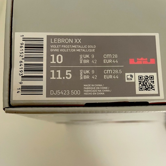 Lebron 20 Violet Frost - Picture 2 of 9